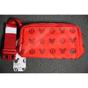 Lululemon x Disney Mickey Mouse Red Everywhere Belt Bag Fanny Pack NWT Rare